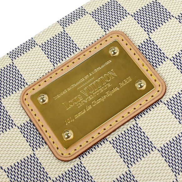 Louis Vuitton Damier Azur Eva 2way Chain Handbag N55214 SD1151 155771 - Picture 4 of 10